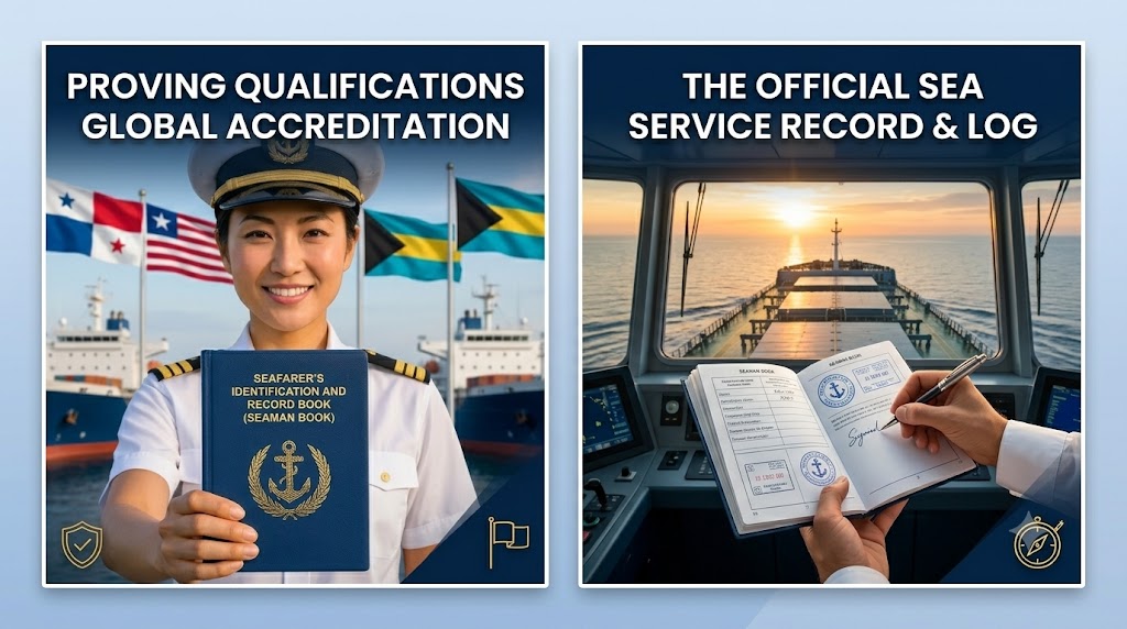 Seafarers Identification and records book-seaman book
