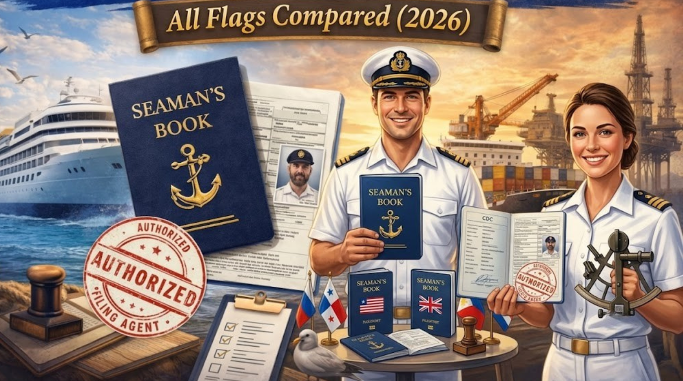 seaman's book cdc flag state processing time and validity