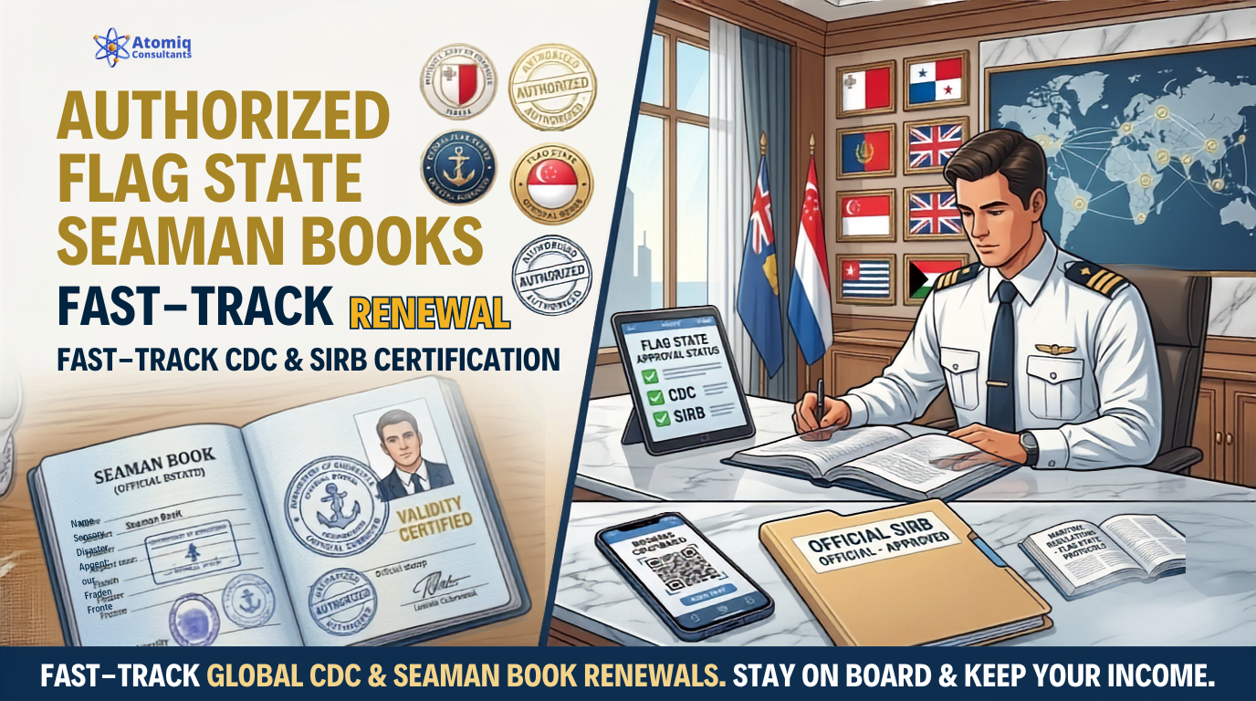Flag state seaman's book CDC renewal