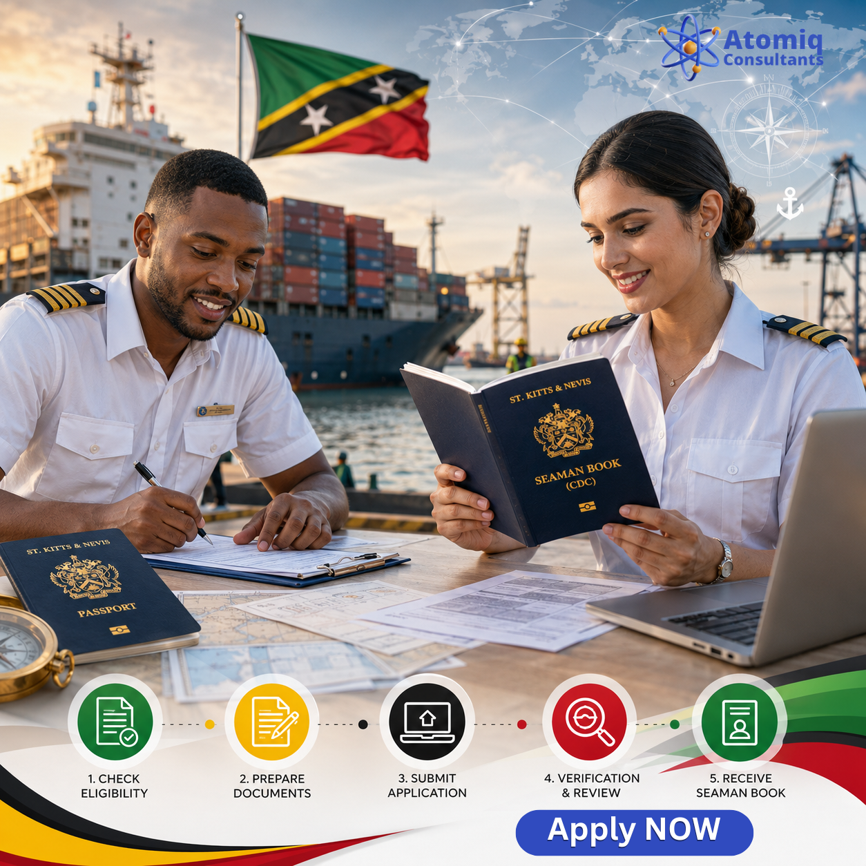 How to Apply for a St Kitts and Nevis Seaman Book (CDC) in 2026