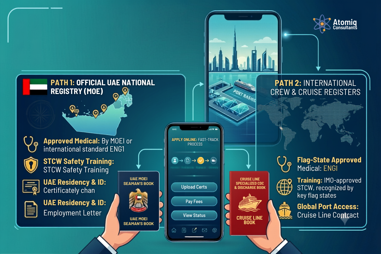 How to Get a Seaman Book in Dubai & Requirements, Fees & Online Process UAE (2026)