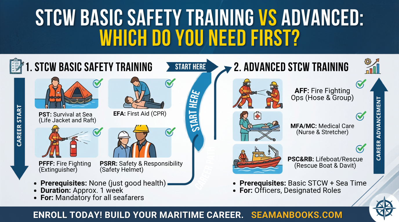 STCW BASIC SAFETY TRAINING VS ADVANCED