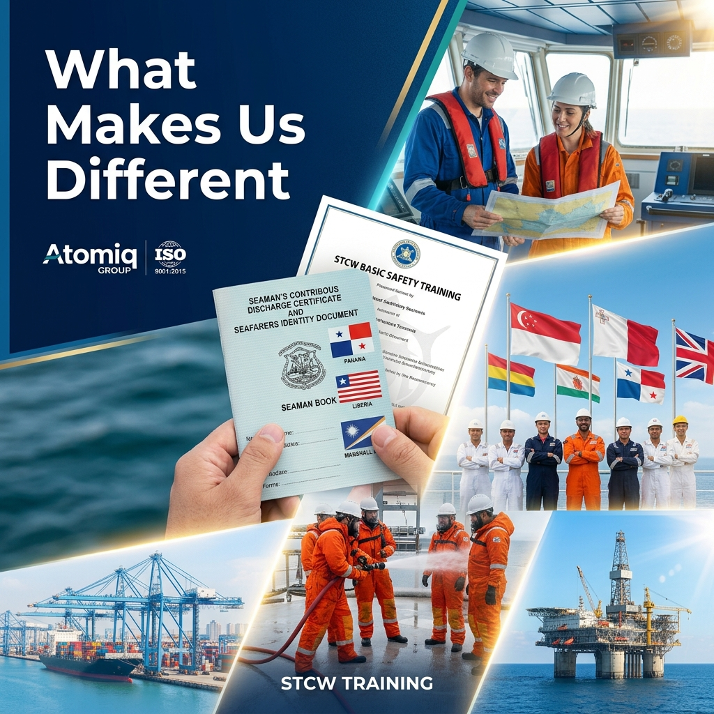 Apply Seaman Book Online-Seaman Books Maritime Documents and Seafarers service providers in Dubai Managed By Atomiq Consultants Group