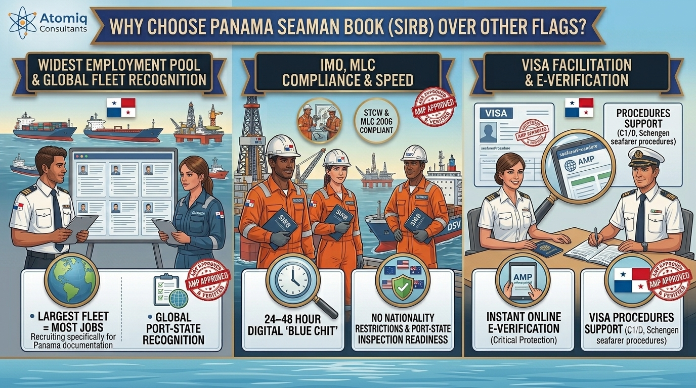 Why Choose a Panama Seaman Book Over Other Flags