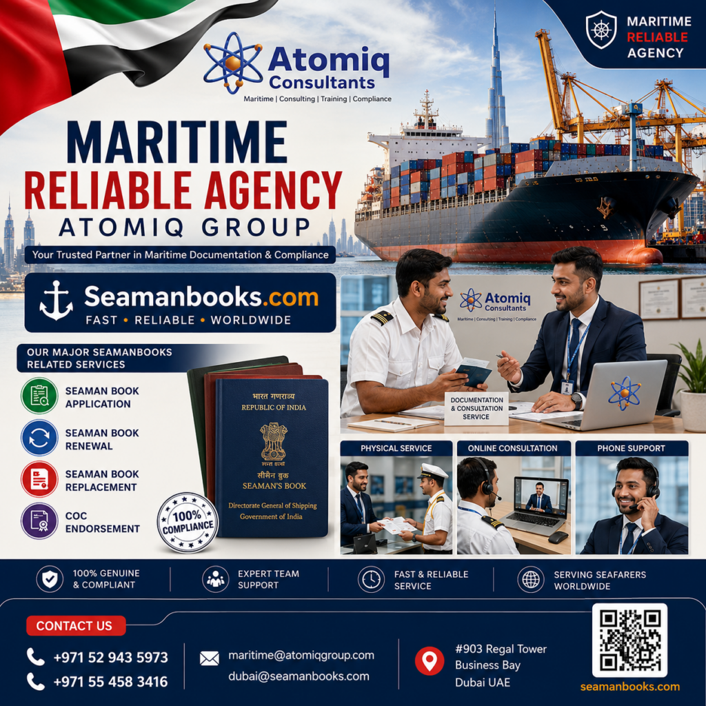 Best Maritime documentation and Seaman Book Service Providers in Dubai and Worldwide seafarers
