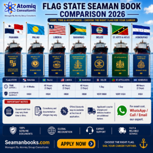 Read more about the article Flag State Seaman Book Comparison 2026: Cost, Time & Acceptance