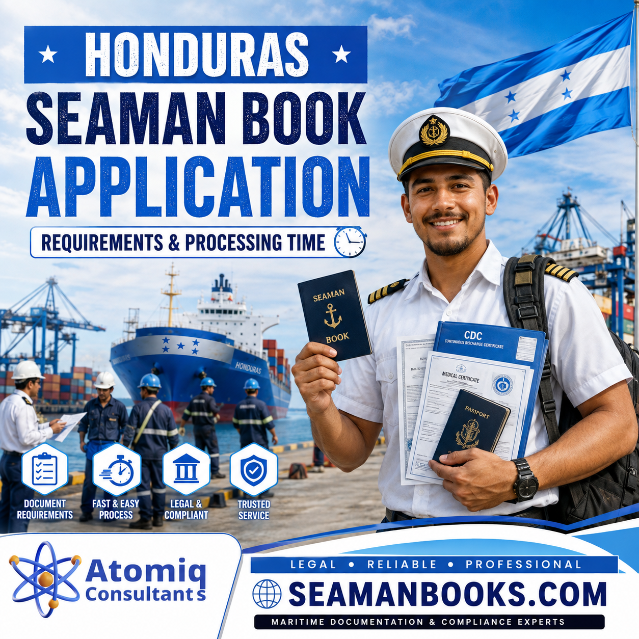 Honduras Seaman Book Apply Online Documents, Fees & Timeline