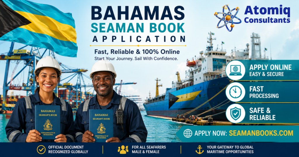 How to apply Bahamas seaman book online