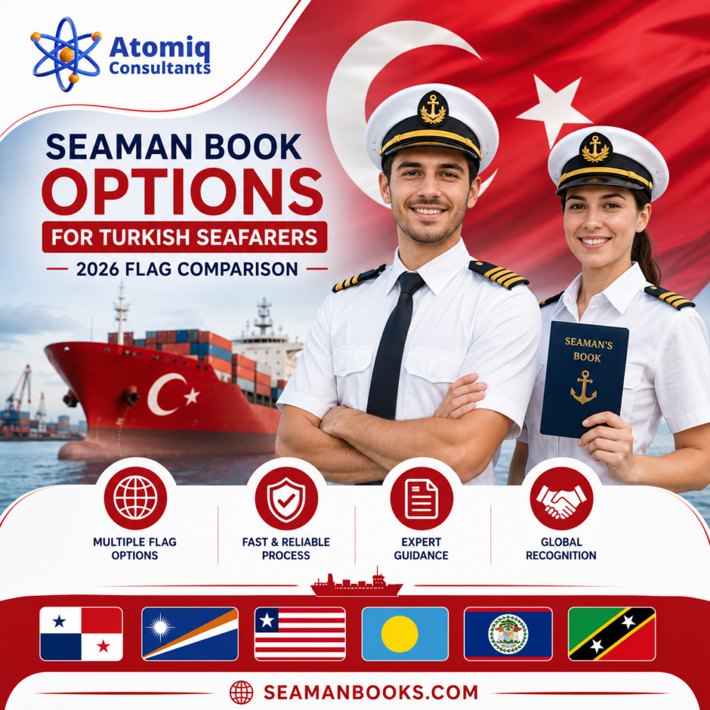 Seaman Book Turkey Seafarers (Turkish Seafarers) (2026 Flag Comparison)