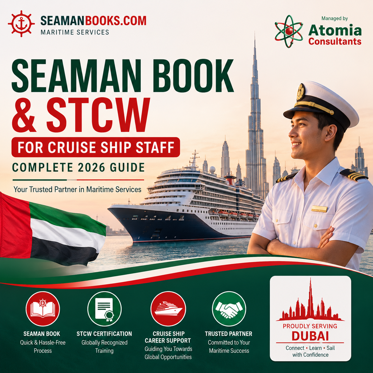 Seaman Book for Cruise Staff: Flags, STCW & Costs (2026)