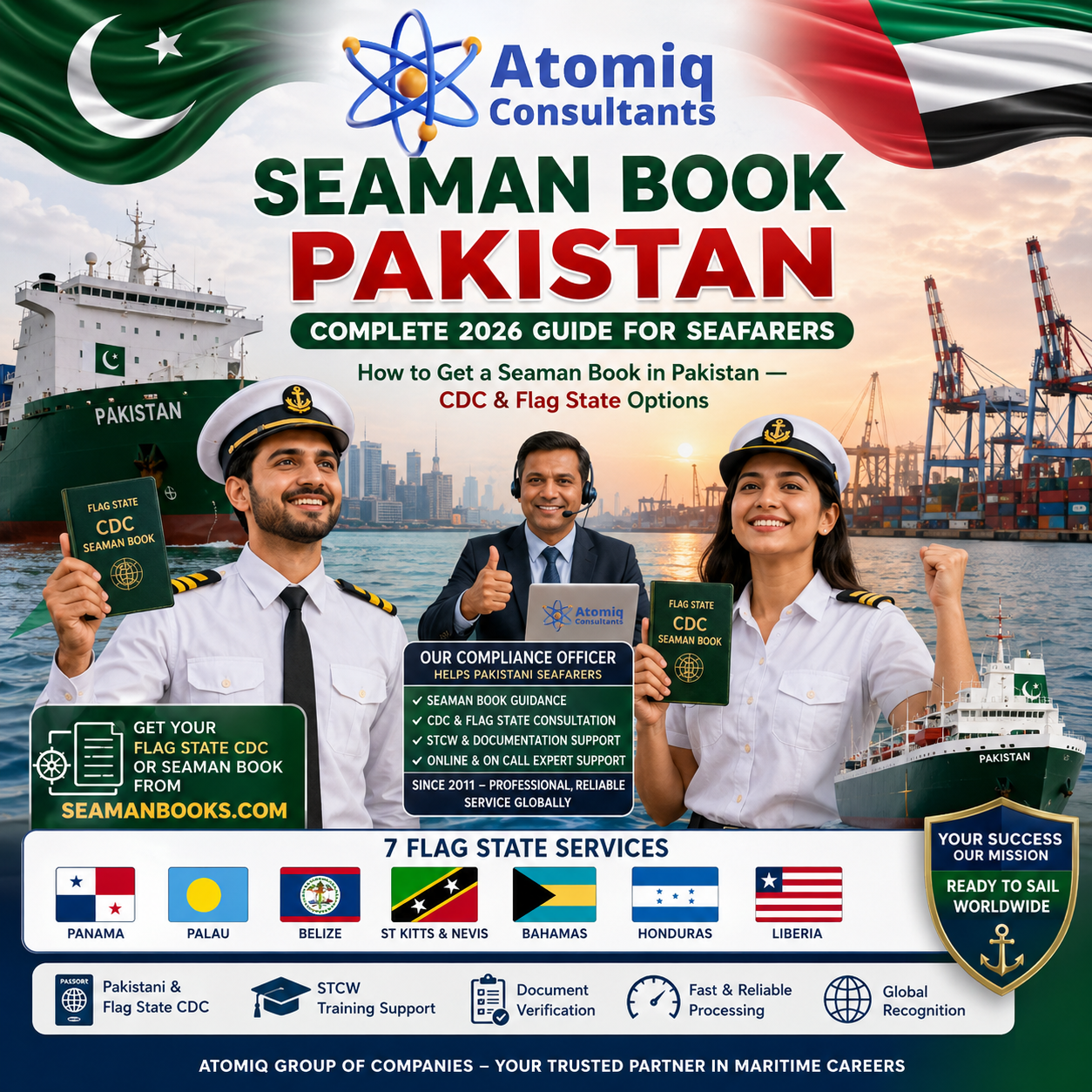 Seaman book Pakistan or Flag state CDC options for Pakistani seafarers