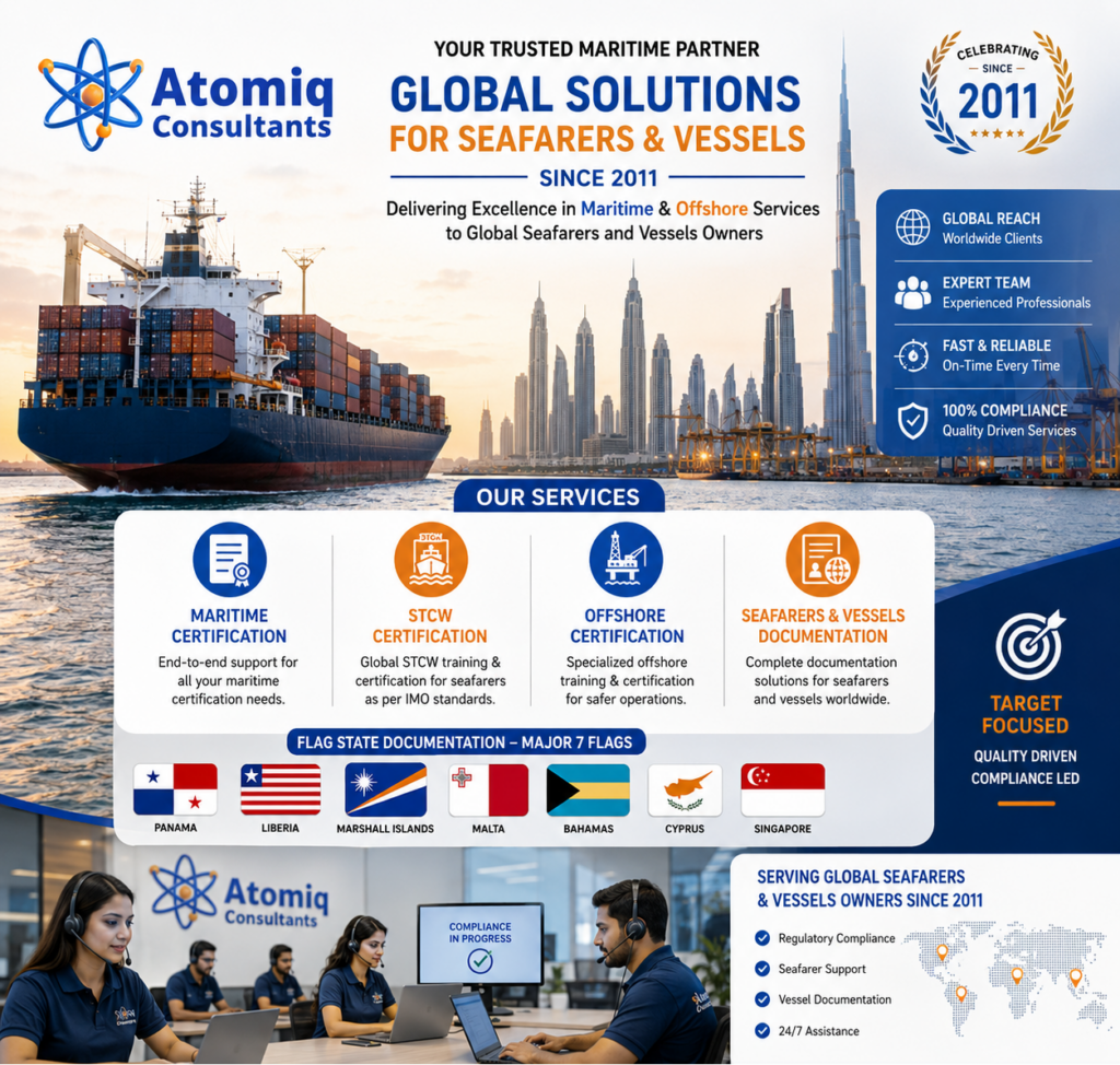Atomiq Group Seamanbooks.com Services: Seaman Books, STCW & Offshore