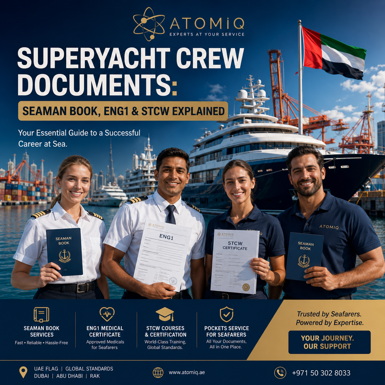 Superyacht Crew Documents: Seaman Book, ENG1 & STCW Explained