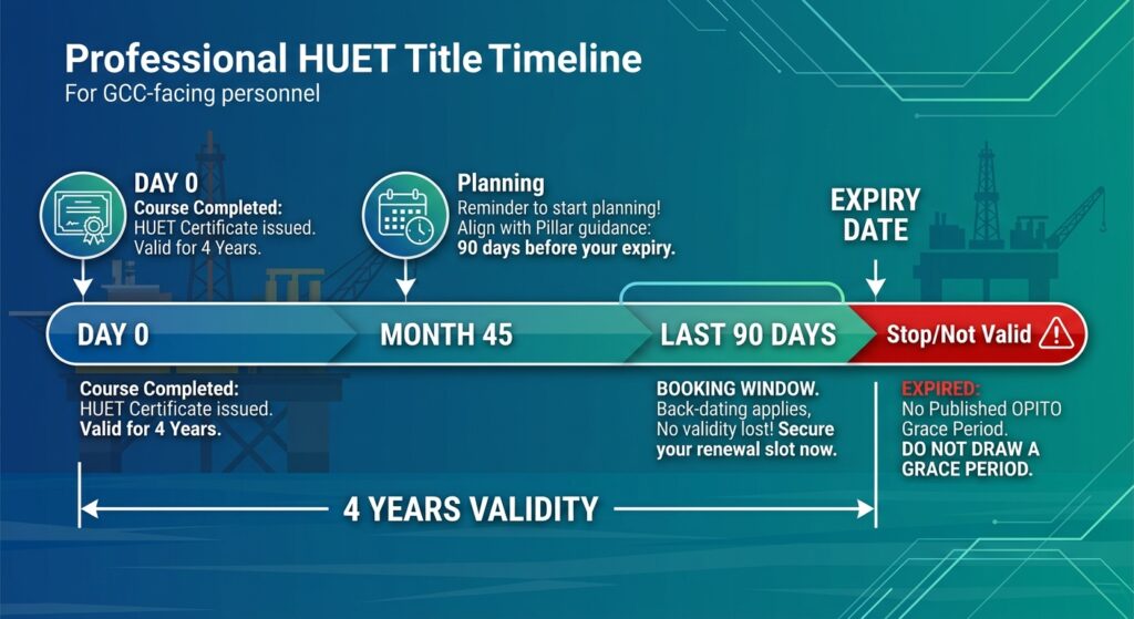 HUET Renewal Timeline and Refreshers