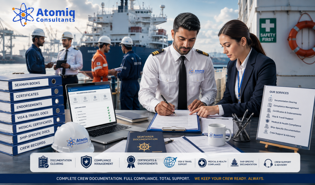 Maritime Crew Documentation services for Business and Agency