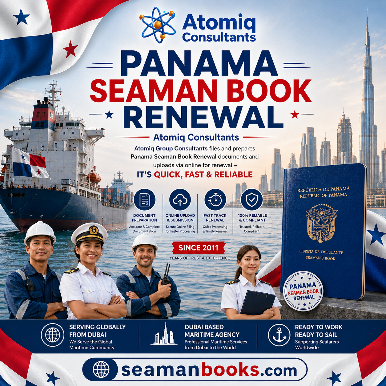 Panama Seaman book renewal services