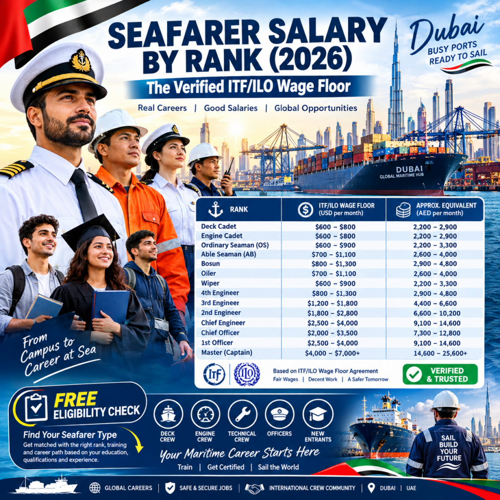 Seafarers Salary by Rank