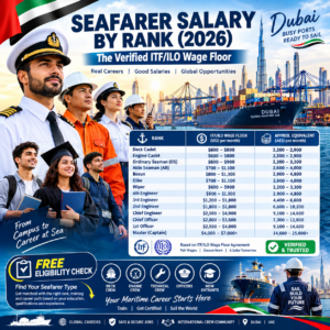 Read more about the article Seafarer Salary by Rank (2026): The Verified ITF/ILO Wage Floor