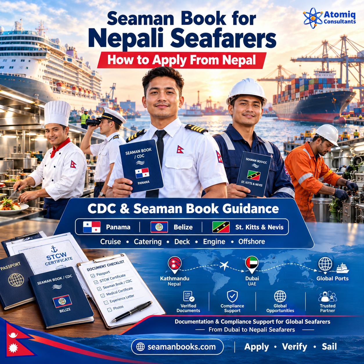 Seaman Book Nepal: Apply for a Panama CDC From Kathmandu