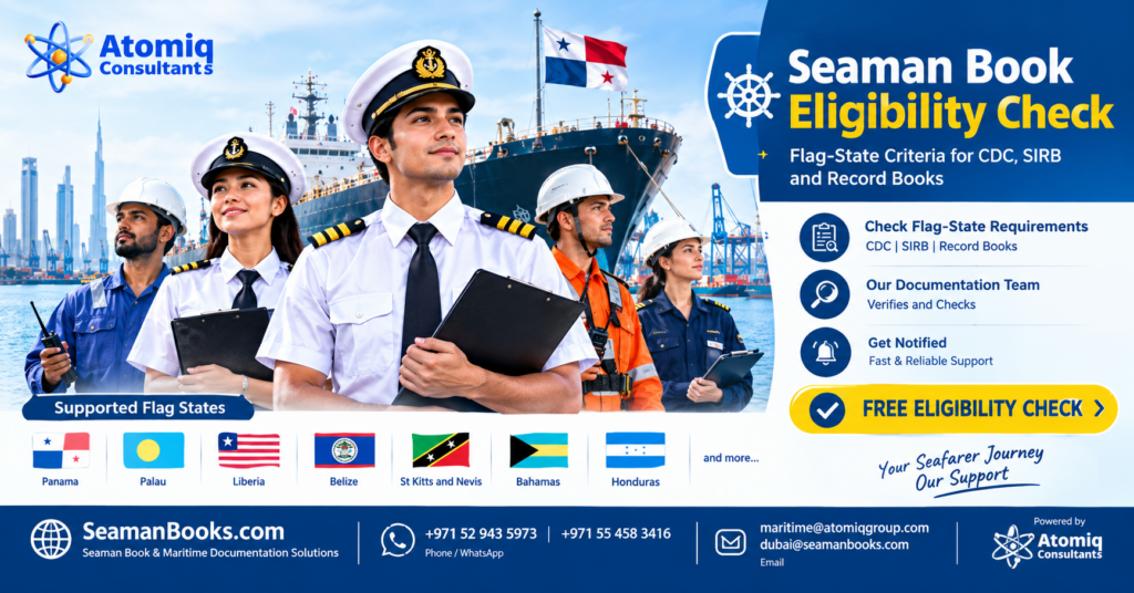 Seaman book CDC Eligibility Check Online Atomiq Group seaman books