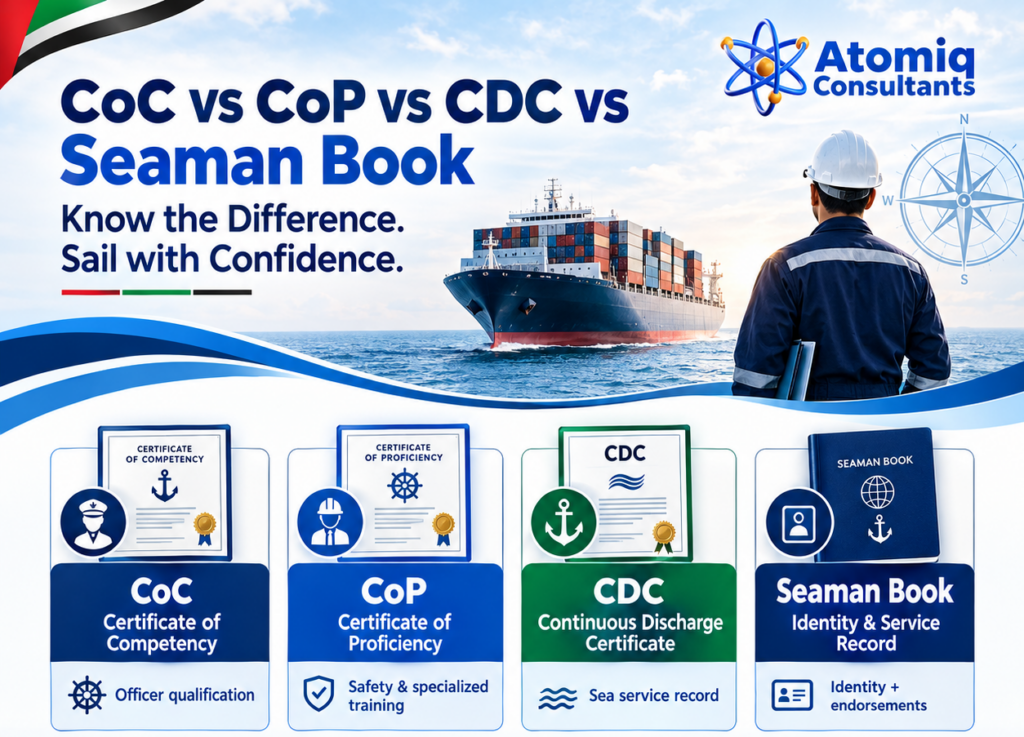 COC vs CDC vs Seaman Book: What's the Difference?