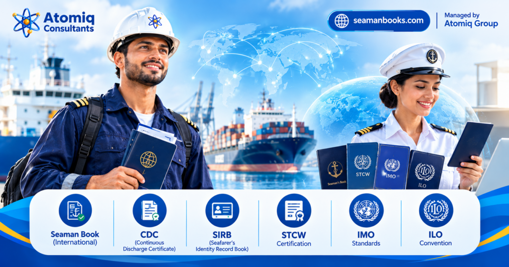 Maritime documentation services Seaman book, CDC, SIRB, STCW Certificate with IMO and ILO convention wise