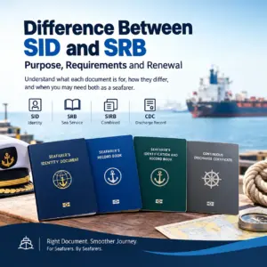 Read more about the article Difference Between SID and SRB: Why Seafarers Need Both Documents