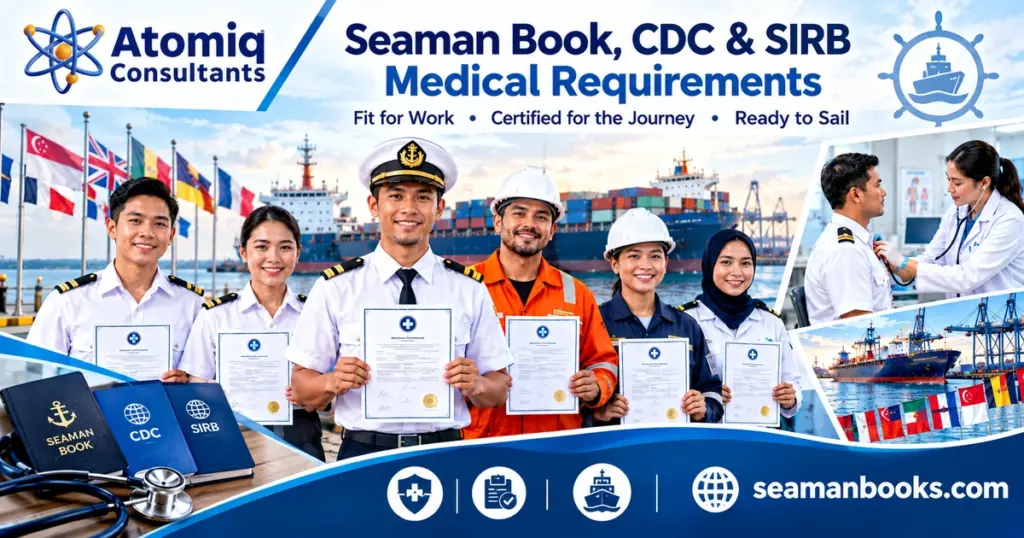 Seafarers CDC or Seaman book Medical Requirements by flag state