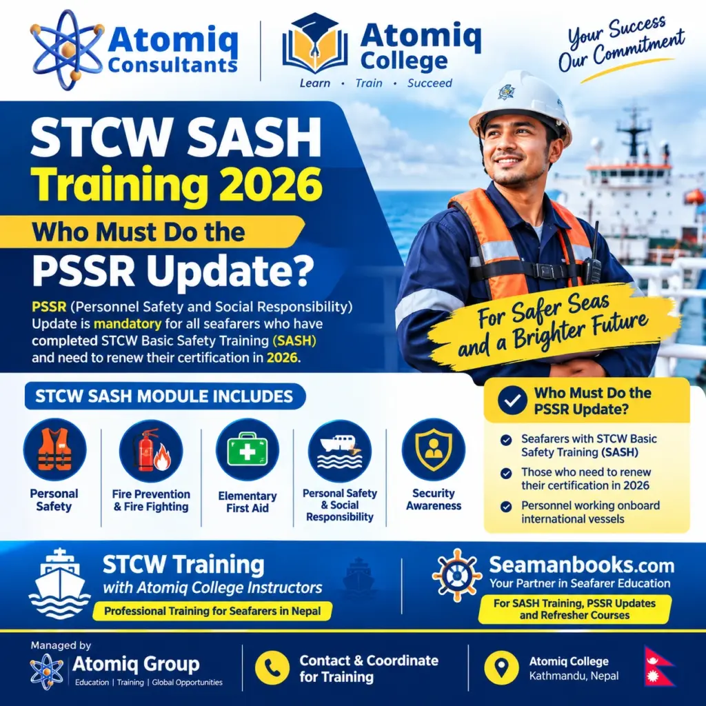 PSSR STCW SASH Training 2026