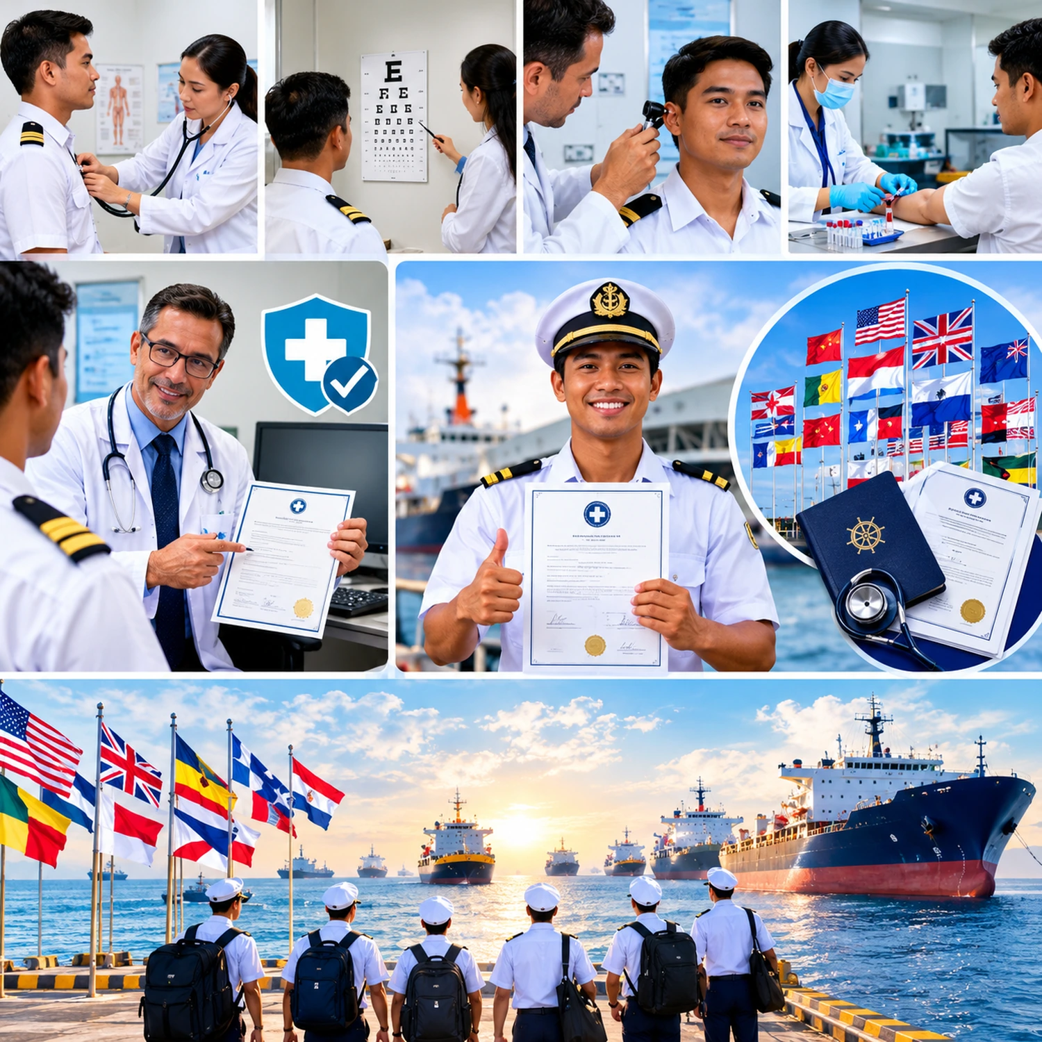 seaman book medical requirements and seafarer medical fitness test certificate